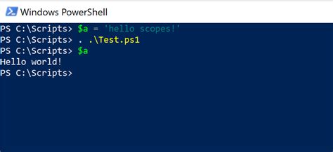 PowerShell Scopes に対する画像結果