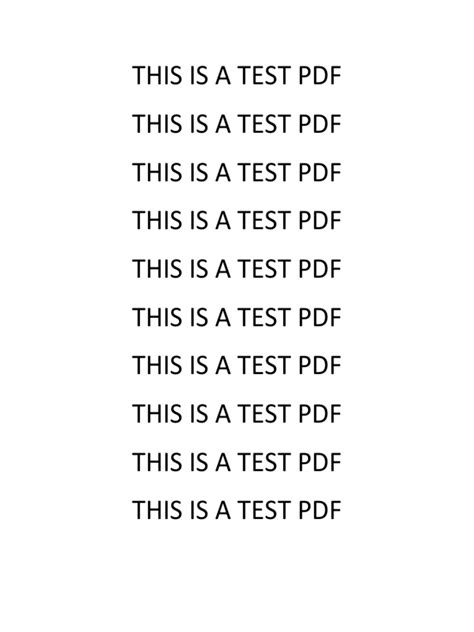 Image result for Empty PDF Test
