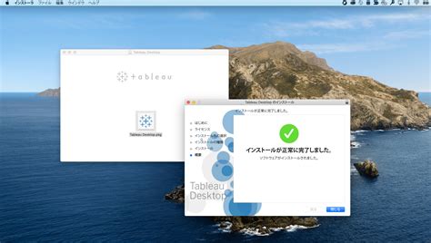 Tableau Setup に対する画像結果