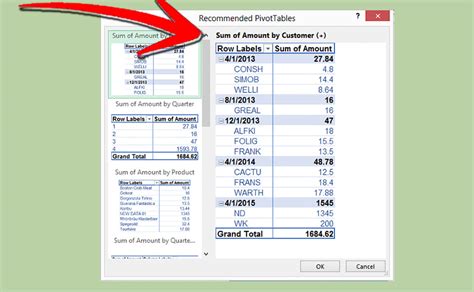 Résultat d’images pour How to Add a Pivot Chart