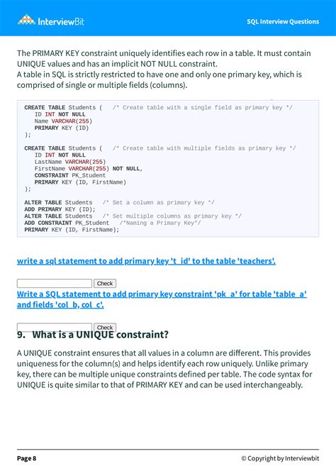 Image result for Interviewbit SQL Questions