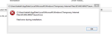 Image result for Install Error ICA Client Citrix