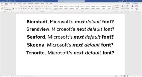 Microsoft Introduces New Default Font for Microsoft Office After 16 Years