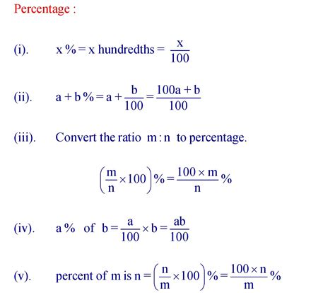 Toradh íomhá ar Maths Percentage Formula
