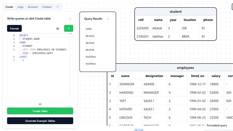Image result for View SQL Visualization