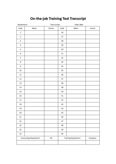 Image result for Transcript WPS Template Excel
