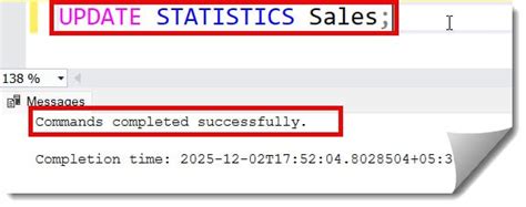 Toradh íomhá ar How to Check Last SQL Server Statistics Update Was Run