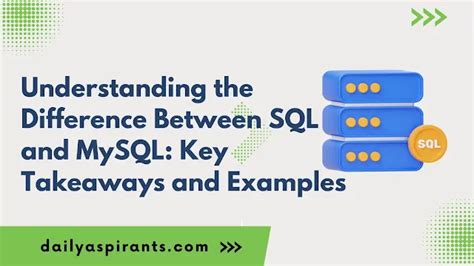 The Difference Between SQL and MySQL に対する画像結果