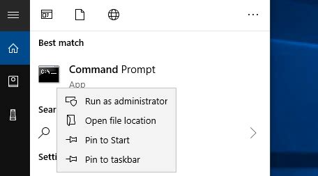 Run Command Prompt に対する画像結果