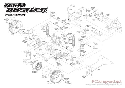Image result for Rustler 4x4 Exploded-View