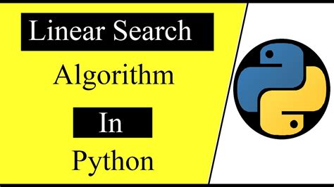 Image result for Linear Search Theory Python