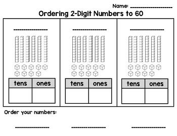 Image result for Place Value Order 2-Digit Numbers