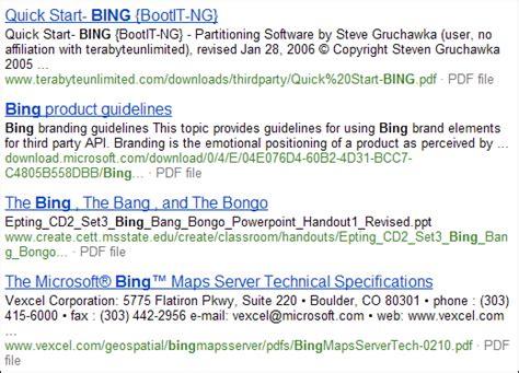 Afbeeldingsresultaten voor Bing Advanced Search Box