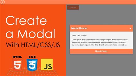Toradh íomhá ar Modal HTML/CSS