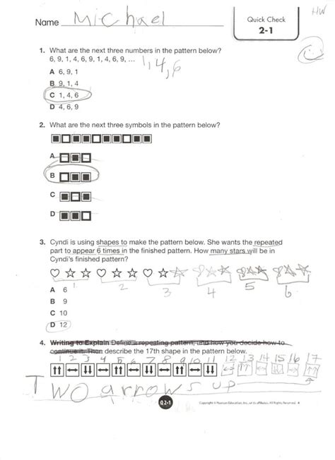 Afbeeldingsresultaten voor enVision Math 4th Grade Worksheets