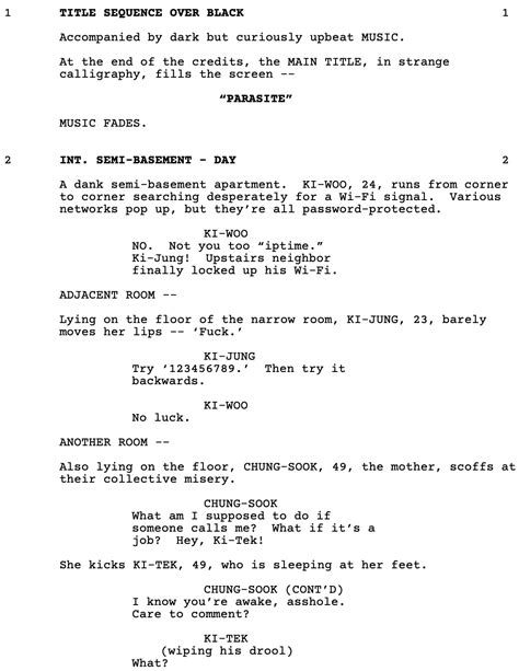 Image result for Movie Script Cover Page