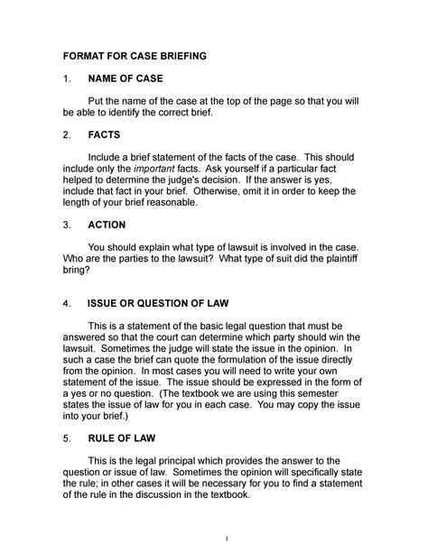 Image result for Statement of Case Format