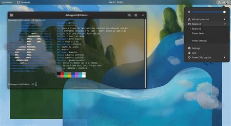 Image result for Fedora Linux Desktop