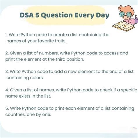 Image result for DSA Day 1 Challenge Python