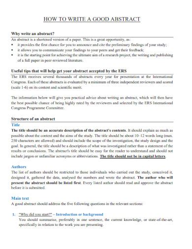 Image result for Creative Writing Abstract Examples