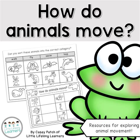 Image result for How Animals Move Worksheet