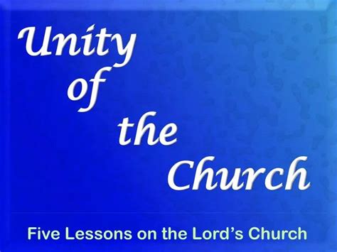 Image result for Unity in the Church