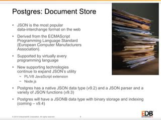Image result for Postgres as NoSQL