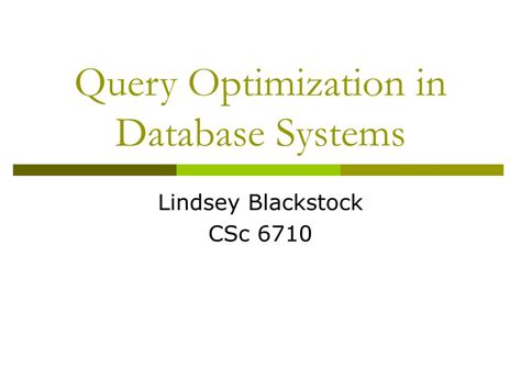 Image result for Database Query Optimization