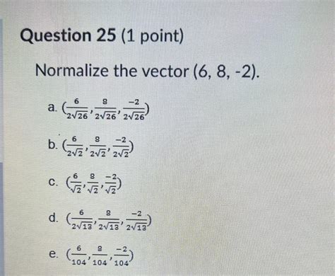 Toradh íomhá ar Normalize Vector Linear Algebra