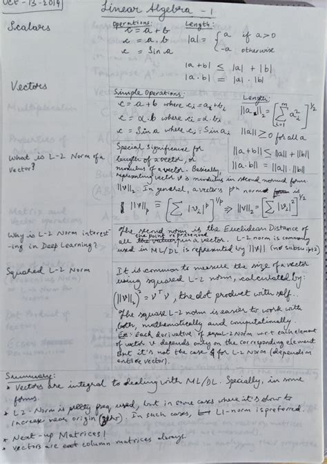 Image result for Linear Algebra Notes