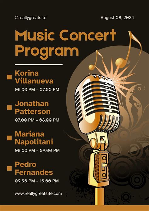 Afbeeldingsresultaten voor Concert Program Images