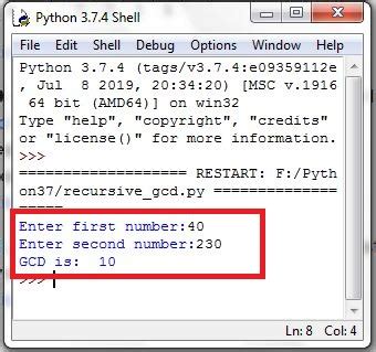 Image result for LCD and GCD Program in Python