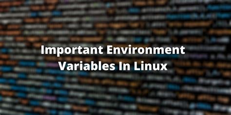 Afbeeldingsresultaten voor List Environment Variables Linux