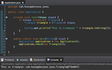 Toradh íomhá ar Instance Trong Java