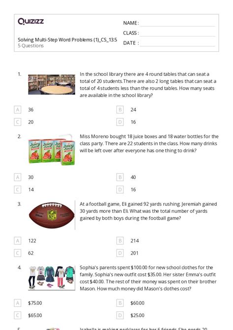 Image result for Multi-Step Word Problems 3rd Grade Multiplication