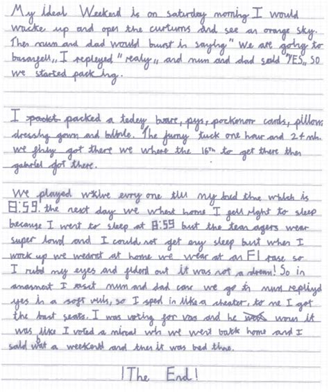 Afbeeldingsresultaten voor Year 6 Writing Examples