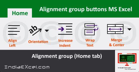 Image result for Excel Alignment Settings