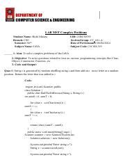 Toradh íomhá ar Coplexed Java Code