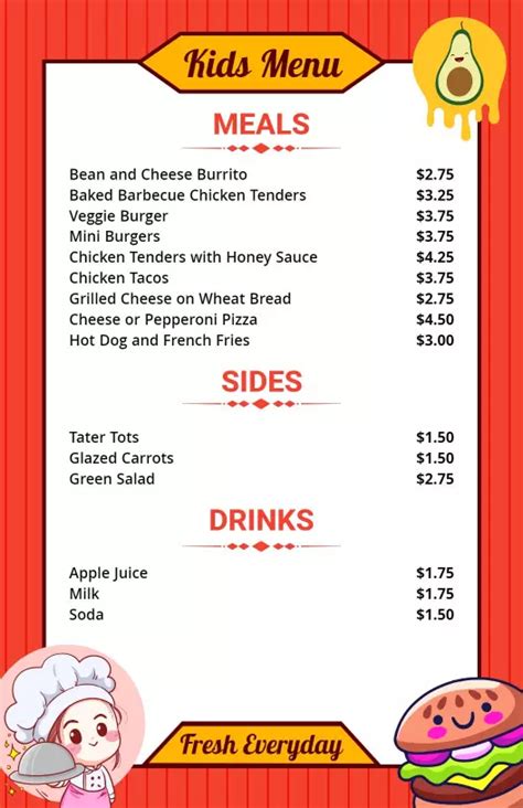 Image result for Menu Cute