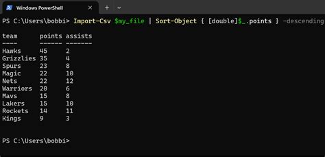 Image result for How to Order Files in PowerShell