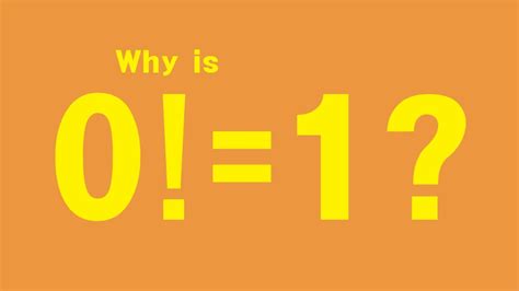 Image result for Why Is 0 Factorial 1