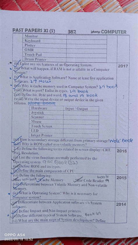 Past Papers of Computer with Examples に対する画像結果