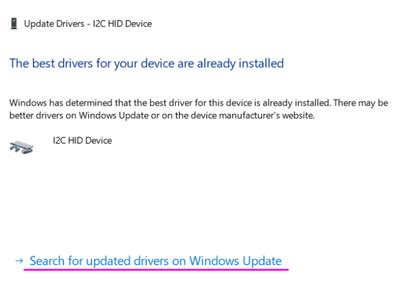 Image result for Reinstall 12C HID Driver Device
