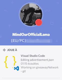 Image result for Discord Playing Visual Studio Code