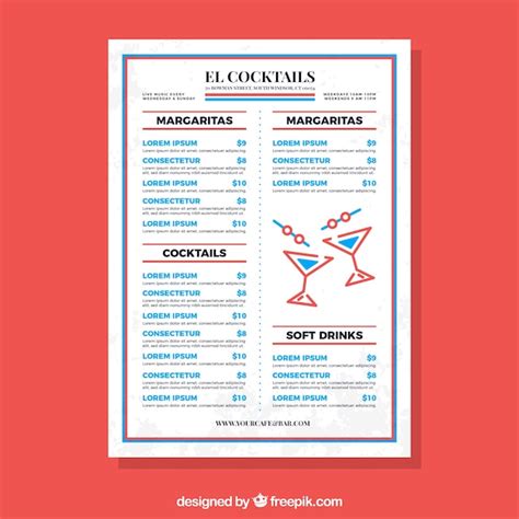 Cocktail Menu Design に対する画像結果