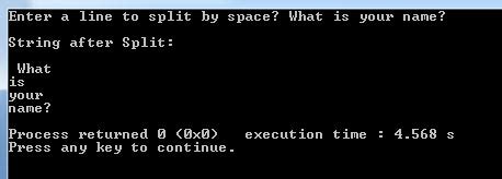 Image result for Create a String Split Function in C