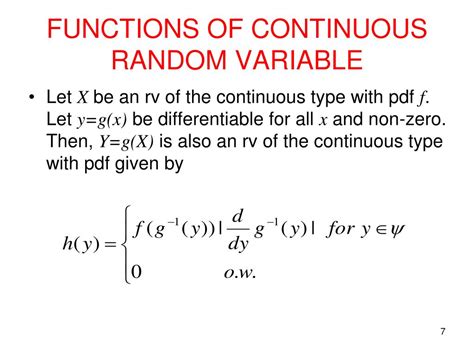 Afbeeldingsresultaten voor Transformation of Random Variable