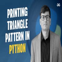 Image result for How to Print a Number Triangle Python