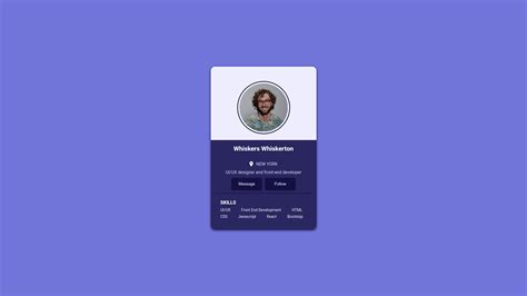 Card Profil HTML CSS and JS に対する画像結果