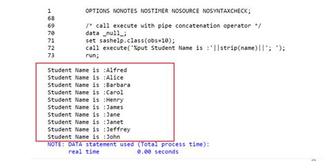 Image result for SAS Syntax to Call in Data